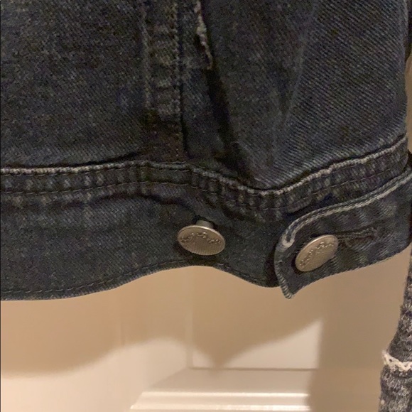 Free People Denim/Sweatshirt Combo Jacket S - Picture 11 of 12